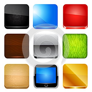 App icon set. Vector