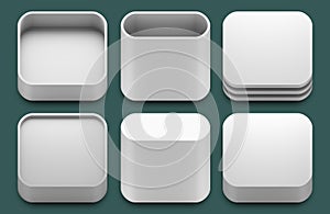 App icons for iphone and ipad applications.