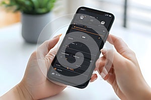 App Interface in Hands