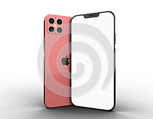 App presentation mockup, iphone 12 pro, 3D Rendering
