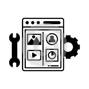 App programming Vector Icon which can easily modify or edit