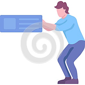 App prototype development icon man web designer