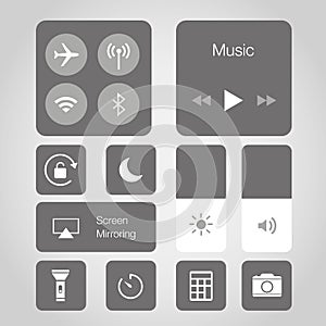 App Touchscreen Smart Phone Mobile Application Button Icon Symbol Vector Illustration