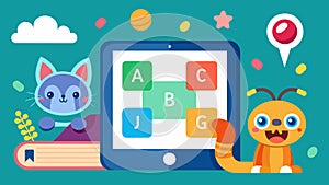An app that uses interactive and engaging games to help dyslexic readers practice and strengthen their letter and word