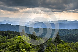 Appalachian Mountains Blue Ridge Parkway Western North Carolina