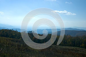 Appalachian Mountains at Dusk