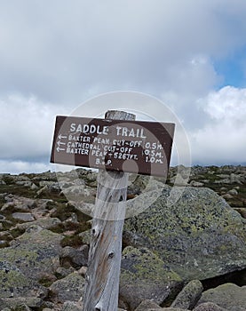 Appalachian Trail Hiking up Mt. Katahdin