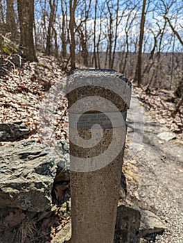 Appalachian trail marker