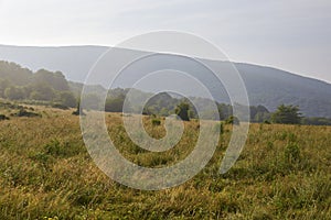 Appalachian Trail Scenery Near Mount Rogers, Virginia