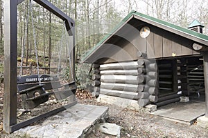 Appalachian trail shelter in Pennsylvania