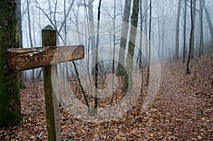 Appalachian Trail Sign Dockery Lake