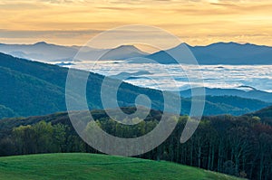 Appalachian Trail TN NC Sunrise Max Patch