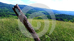 Appalachian Trail White Blaze in Virginia