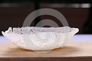 Appam with wooden background