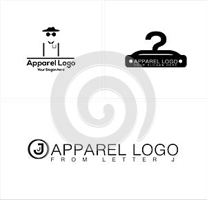 Apparel fashion retail business logo design