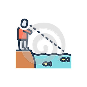 Color illustration icon for Apparently, allegedly and probably