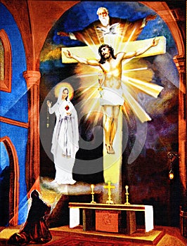 Apparition of st. Faustyna Kowalska