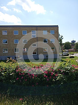 appartement in little town.