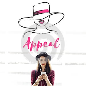 Appeal Attraction Beauty Fashion Vogue Graphic Concept