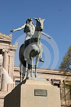 The appeal of the great spirit, Cyrus Dallin, Museum of Fine arts, Boston, ma