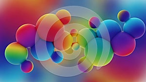 Appear to float and overlap giving a sense of depth and movement in the