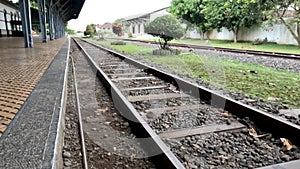 The appearance of an ancient train station named Willem 1 Station