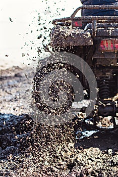 Appearance of the ATV after off-road driving