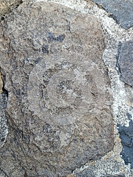 the appearance of black stone cemented