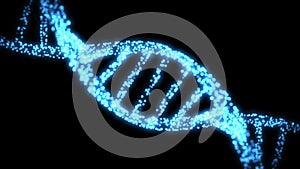 Appearing and disapearing DNA helix