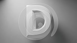 Appears to be made from a white material, casting a subtle shadow