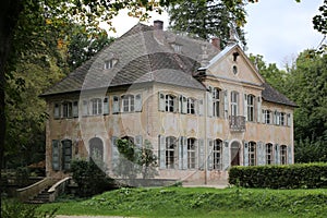 Appelhof, a rococo manor officially listed as monument, near Allersberg in Bavaria