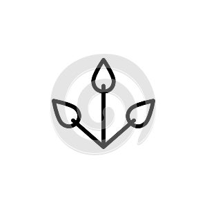 appendage icon. Element of autumn icon for mobile concept and web apps. Thin line appendage icon can be used for web and mobile