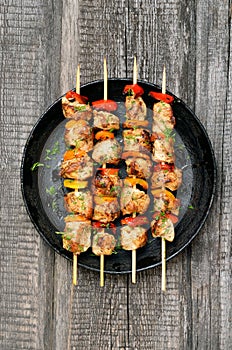Appetizer chicken kebab