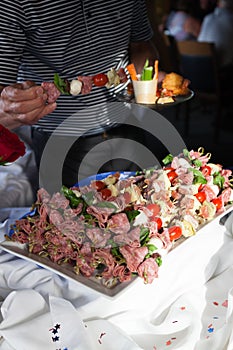 Appetizer Kabobs at a Party