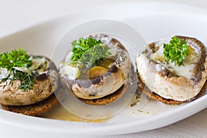 Appetizer mushroom