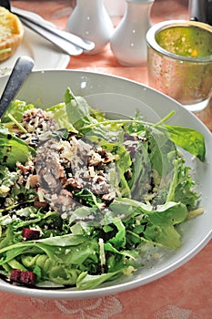 Appetizer mushroom veggie salad