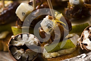 Appetizer Plate with Dactyl and Cheese