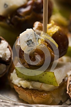 Appetizer Plate with Dactyl and Cheese