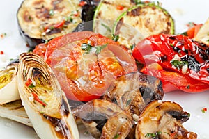 Appetizer vegetables grill