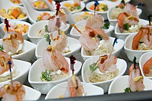 Appetizers Party food served on platter