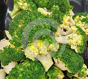 Appetizing colorful broccoli salad