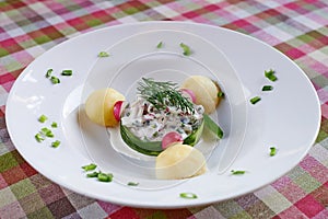 Appetizing Dish in Culinary Art