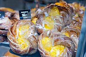 Raquetas de Salamanca for sale in bakery photo