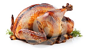 Appetizing Roast Chicken with Herbs - Generative Ai