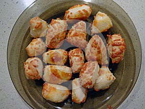 Appetizing rolls with parmesan