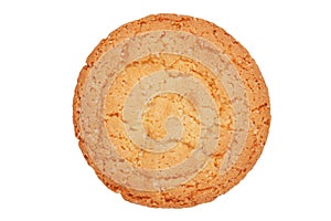 Appetizing round ruddy biscuits