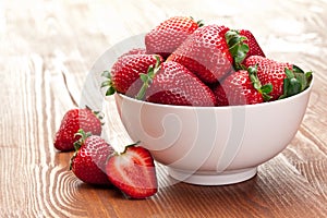 Appetizing strawberry.