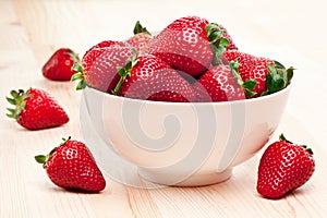 Appetizing strawberry.