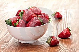 Appetizing strawberry.