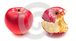 Apple and apple core